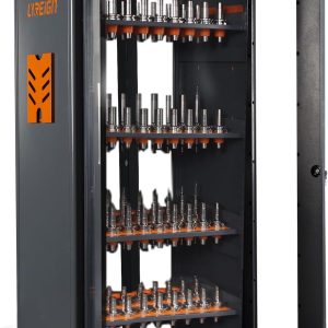 CNC Tool Storage Cabinets, Large Capacity CNC Tool Holder Keeper with Lock, Suitable for Various Types of CNC Tool Holder Station for Warehouse Workshop